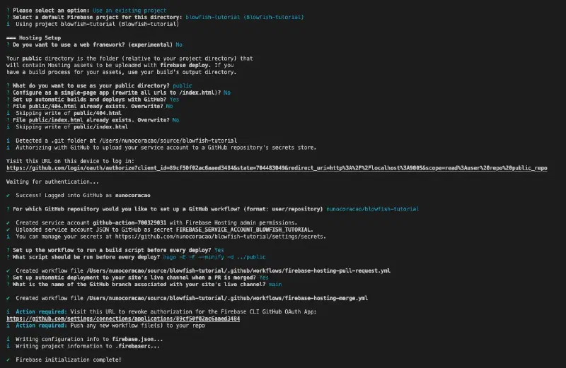 firebase options
