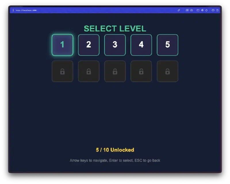 Level select